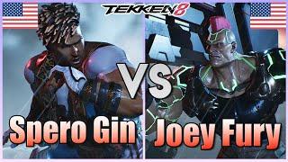 Tekken 8  ▰  Spero Gin (Eddy) Vs Joey Fury (Jack-8) ▰ High Level Matches!