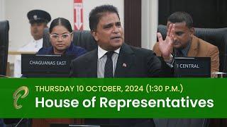 8th Sitting of the House of Representatives - 5th Session - October 10, 2024