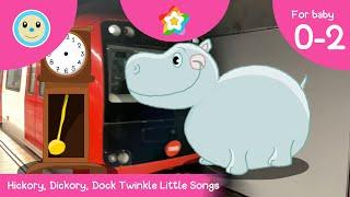 Hickory, Dickory, Dock Twinkle Little Songs ️ | Nursery Rhyme for Baby 0-2 Years 