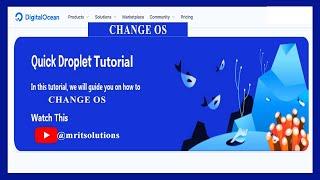  Changing the OS on Your DigitalOcean Droplet: A Step-by-Step Guide 