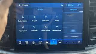 2021 Ford F-150 - Setting up Vehicle Hotspot