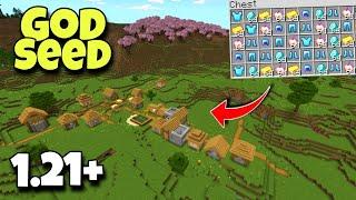 (God Seed) For Minecraft 1.21 Bedrock And Pocket Edition | Seed Minecraft 1.21 | Minecraft Seeds