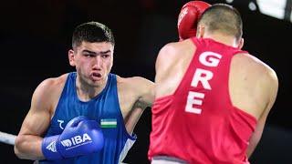 Turabek Khabibullaev (UZB) vs. Vagkan Nanitzanian (GRE) Strandja Tournament 2025 Final (92kg)