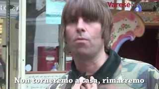 Liam Gallagher a Varese: "Qui per i cavalli e la pizza"