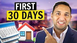 What to do as a NEW Real Estate Agent - First 30 Days