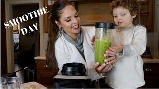 HEALTHY SMOOTHIE RECIPE, HOW TO MAKE A SMOOTHIE, GREEN BLENDER SMOOTHIE