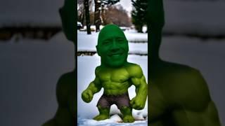 The Rock Turns Into The Hulk?  | Animated Marvel Concept #hulk #hulkparody #shortsusa