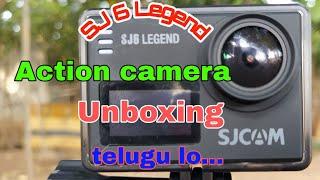 SJ 6 Legend Action camera Unboxing and review telugu vlog by Vk telugu moto vlogs