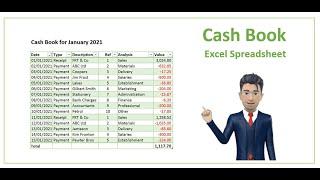 How to create a Cash Book in Excel - Step by Step Guide [2021]