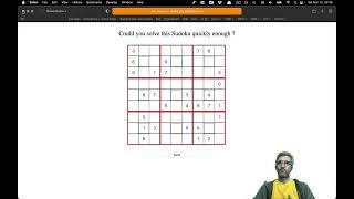 Programming a Selenium bot to solve an online Sudoku