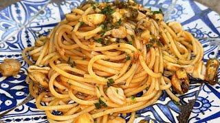 SPAGHETTI ALLO SCOGLIO CON 7 EURO PER 4-6 PERSONE CON PREPARATO SURGELATO