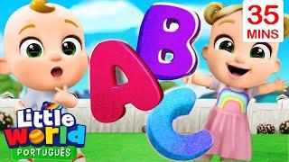 Nico e Nina Aprendem o ABC! ️ | O Mundo de Nina e Nico - Little World Português