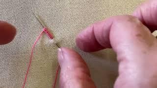 Cast On Stitch for Hand Embroidery