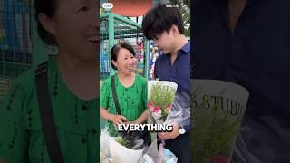 Kind Man Surprises Vendor On Valentines Day ️ #kindness #hearttouching #wholesome