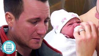 Dad CRIES Seeing His NEWBORN Baby | One Born Every Minute