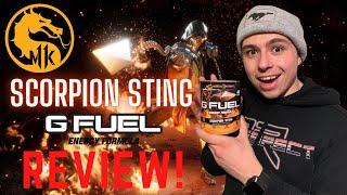 NEW Scorpion Sting Mortal Kombat GFUEL Flavor REVIEW!