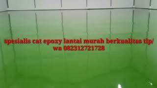 spesialis cat epoxy lantai resin Crete PU baik dgnkn utk gdng pertokoan bngkel dll..