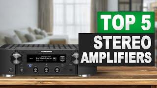 Top 5 BEST Stereo Amplifiers in (2025) | Watch Before You Buy!