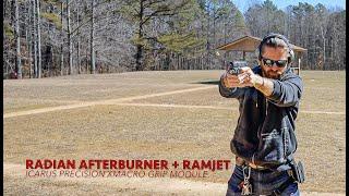 SIG SAUER P365 XMacro Radian Afterburner+Ramjet compensator First Shots!