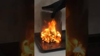 Burning styrene is crazy