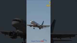 Incomparable New Pacific 757 Battles Desert Winds! #Boeing 757 #Crosswinds #LasVegas #RarePlane
