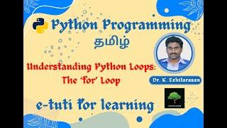 16. Understanding Python Loops: The for Loop