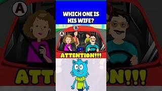 RIDDLE - WHICH ONE IS HIS WIFE? #mayumiquiz #quiz #riddles #riddle #wife