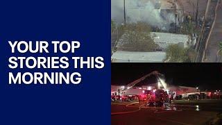 Fire destroys Mesa mobile home | Morning Headlines Mar. 3