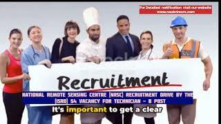 Unlocking Opportunities: ISRO NRSC Technician-B Recruitment 2023 Explained!"