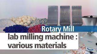 Lab milling machine Rotary Mill | All-purpose mill