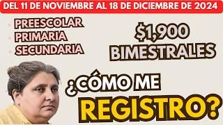 ¿Cómo me Registro?  Beca para estudiantes "Rita Cetina" (Preescolar, Primaria, Secundaria)