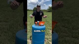 Launching a barrel with more and more tannerite #demolition #farmlife #yeeyee