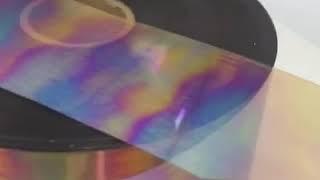 Iridescent PET sequin film