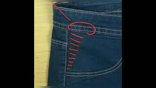 How to Alter Jeans  waist