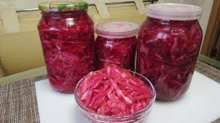Маринованная капуста со свеклой / ПРОСТОЙ И БЫСТРЫЙ РЕЦЕПТ