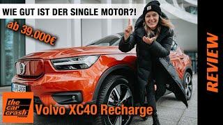 Volvo XC40 Recharge Pure Electric im Test (2022) Wie GUT ist der Single Motor?! Fahrbericht | Review