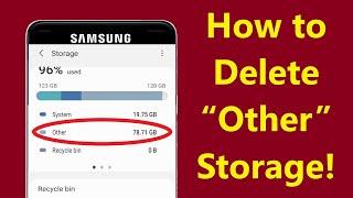 How to Delete Other Storage Files on Android Samsung & Free UP More Space!! - Howtosolveit