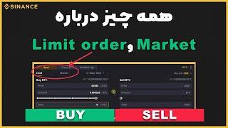 خرید و فروش در بایننس | Limit order - Market