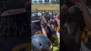 Grambling Running Back Lyndon Rash Hypes Up G-Men Before Practice