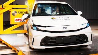 2025 Toyota Camry Crash Test Review | A Safe and Reliable Family Sedan