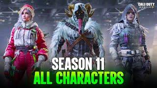 Season 11 All Free & Paid Characters CODM - Battle Pass Skins S11 Cod Mobile Leaks