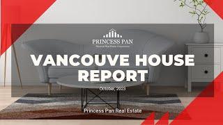 Greater Vancouver House Market Update-Oct 2023 | 最新温哥华房产信息：2023年10月| Princess Pan Real Estate |溫哥華房產