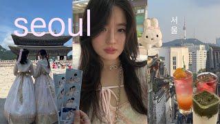 KOREA vlog  。• | best places to eat and shop in seoul, aesthetic cafe hopping, exploring seongsu