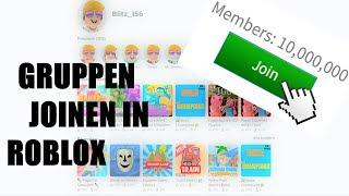 Wie tritt man einer Gruppe in Roblox bei?! [Tutorial/Deutsch/HD]