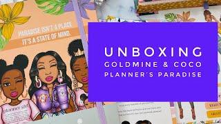 Unboxing | Goldmine & Coco | Planning & Journaling Subscription Boxes | Planner Paradise