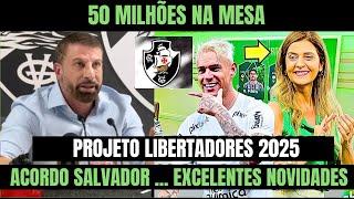 É DO VASCÃO!!? FINAL FELIZ! VASCO ENCAMINHA PROJETO MILIONARIO PARA DISPUTAR LIBERTADORES!!