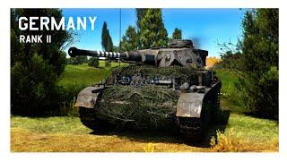 War Thunder: German ground forces Rank II- review and analysis