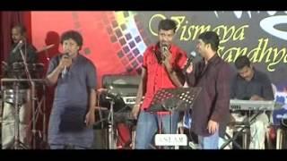 Shafi Kollam,Saleem Kodathur& Shefeek Rahman On Stage- Vismaya Sandya