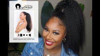 Natural Hair Drawstring Ponytail | CutiePieTresses.com