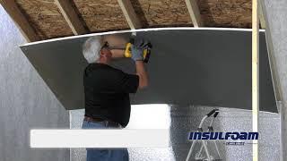 R-TECH Insulation in an Attic or Ceiling Application